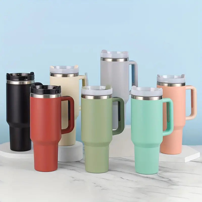40oz Stainless Steel Travel Tumbler - Custom Laser Engraved