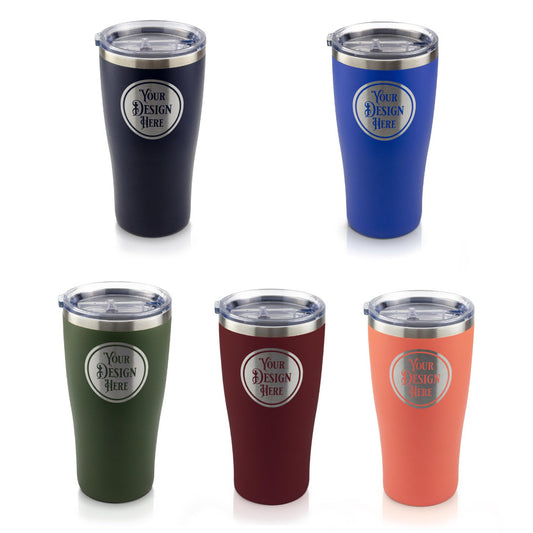 20oz Simply Stainless Steel Tumbler - Custom Laser Engraved
