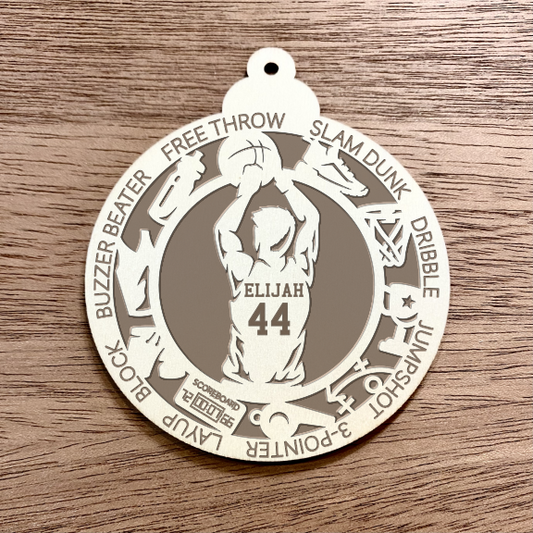 Personalized Basketball Ornament