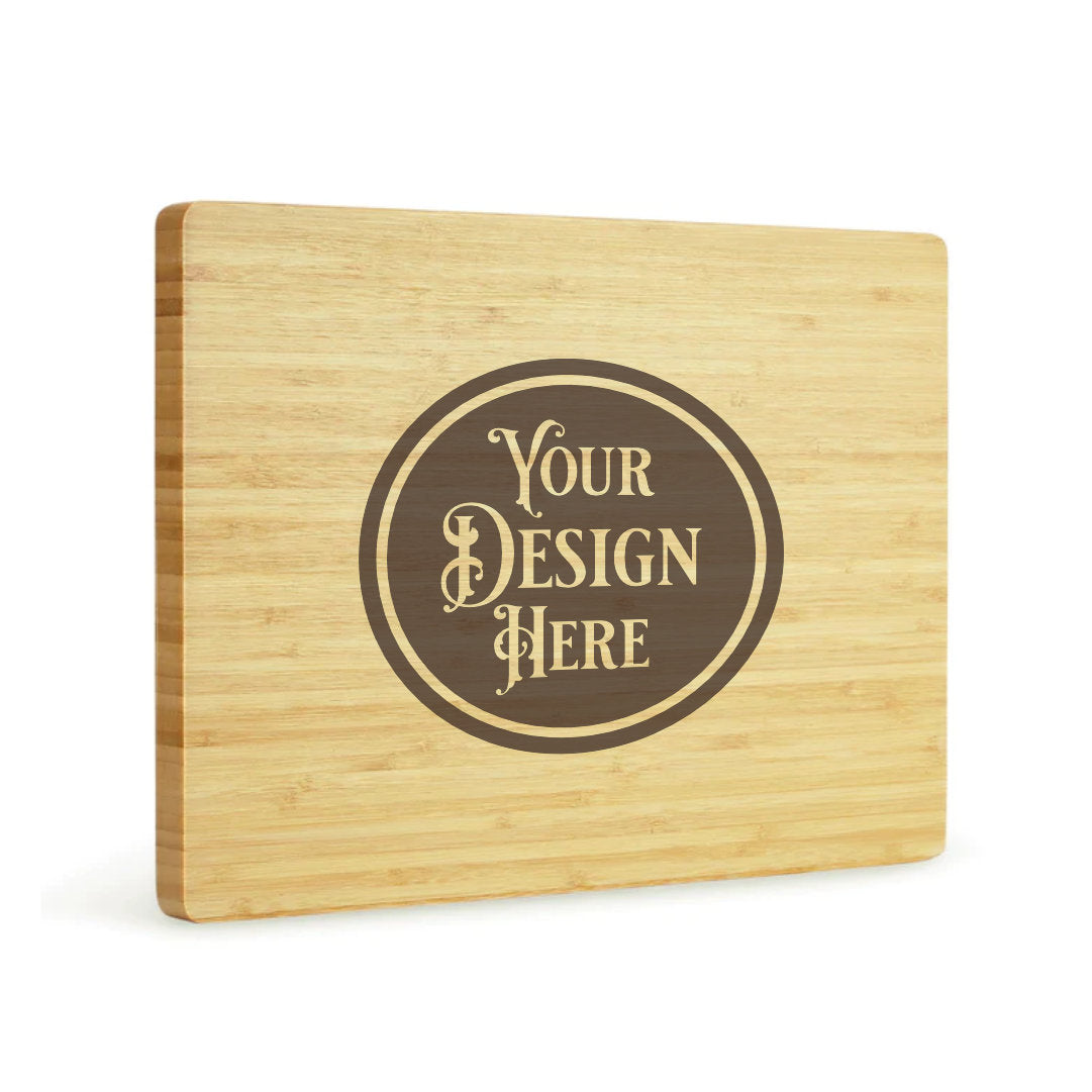 Solid Wood Cutting Board (13.75" x 9.75") - Custom Laser Engraved