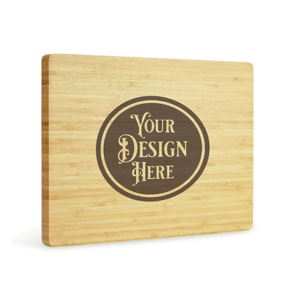 Solid Wood Cutting Board (13.75" x 9.75") - Custom Laser Engraved