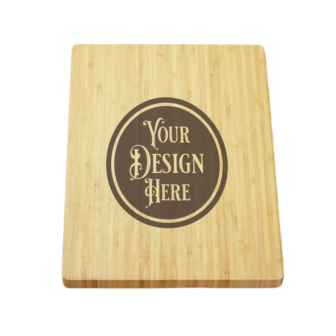 Solid Wood Cutting Board (13.75" x 9.75") - Custom Laser Engraved