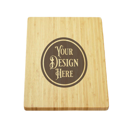 Solid Wood Cutting Board (13.75" x 9.75") - Custom Laser Engraved