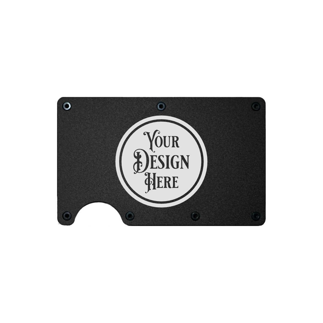 Metal Minimalist Wallet - RFID Blocking - Custom Laser Engraved