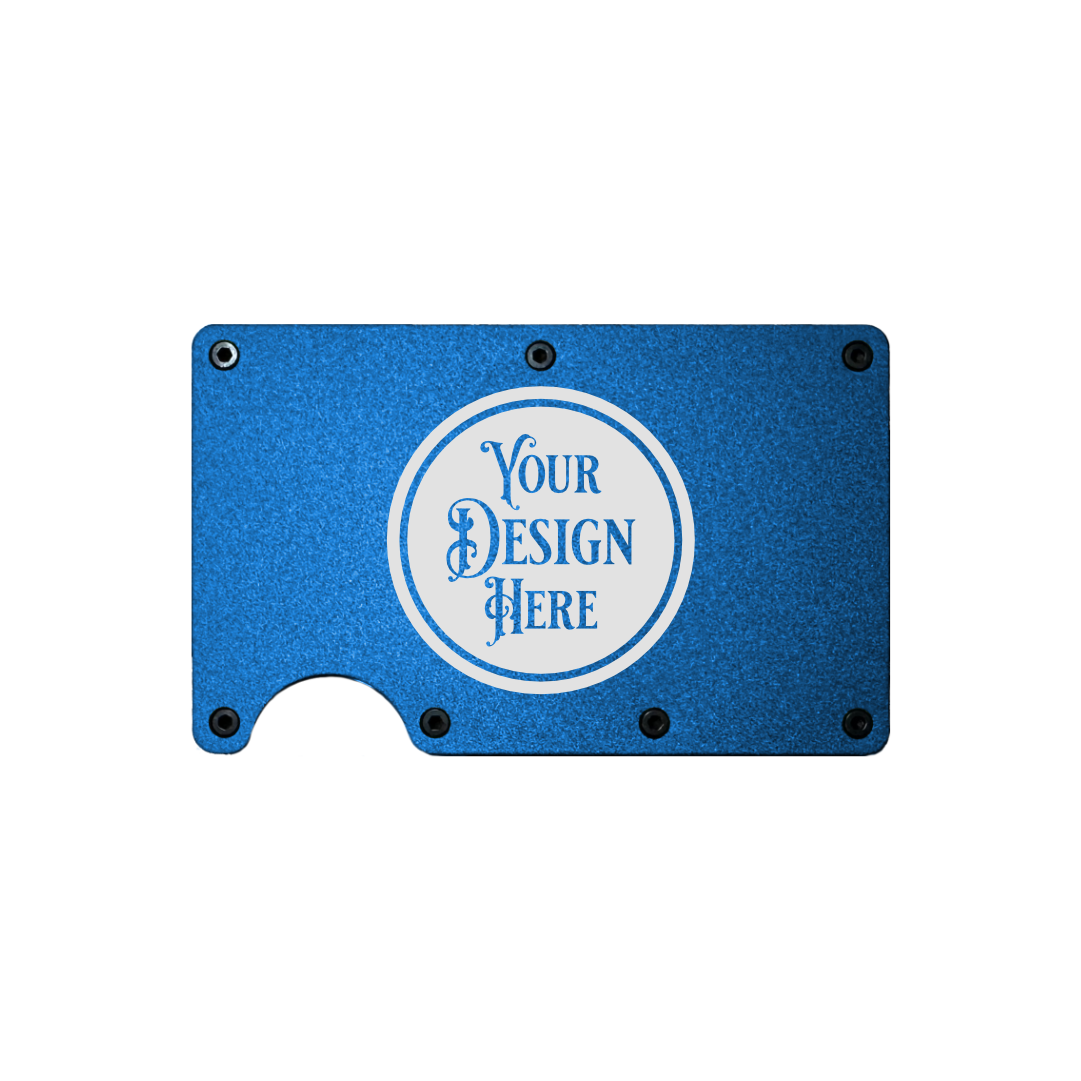 Metal Minimalist Wallet - RFID Blocking - Custom Laser Engraved