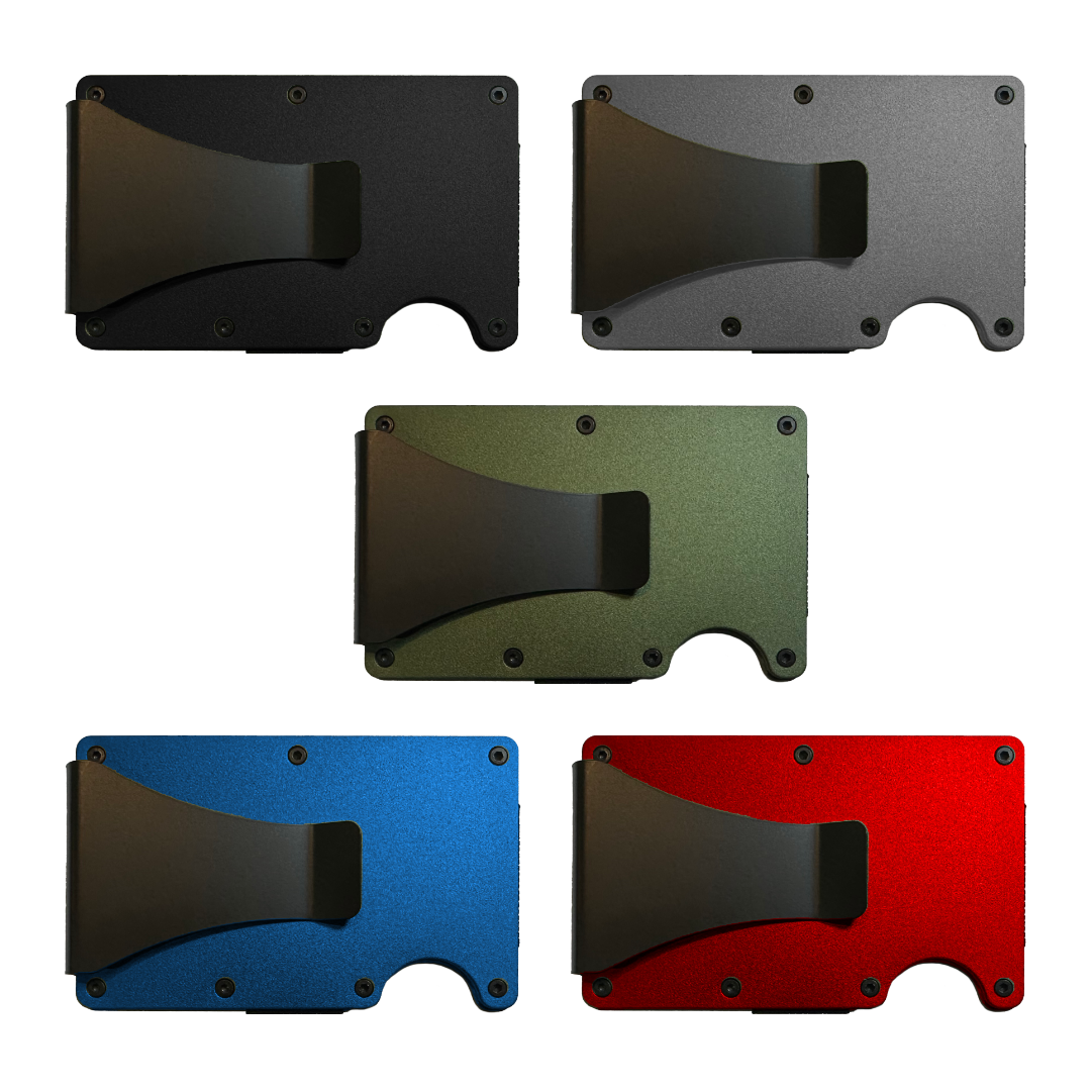 Metal Minimalist Wallet - RFID Blocking - Custom Laser Engraved