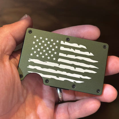 Metal Minimalist Wallet - RFID Blocking - Custom Laser Engraved