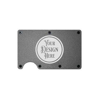 Metal Minimalist Wallet - RFID Blocking - Custom Laser Engraved