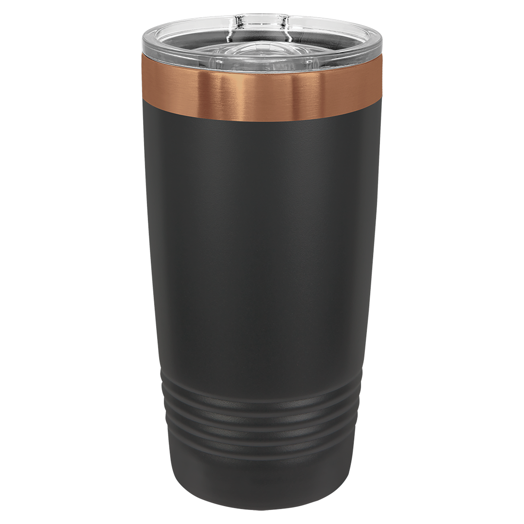 20 oz Rose Gold tumbler, Black