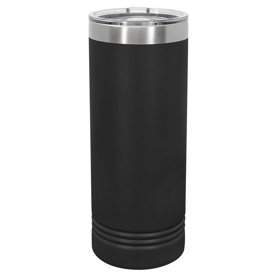 22 oz skinny tumbler, Black