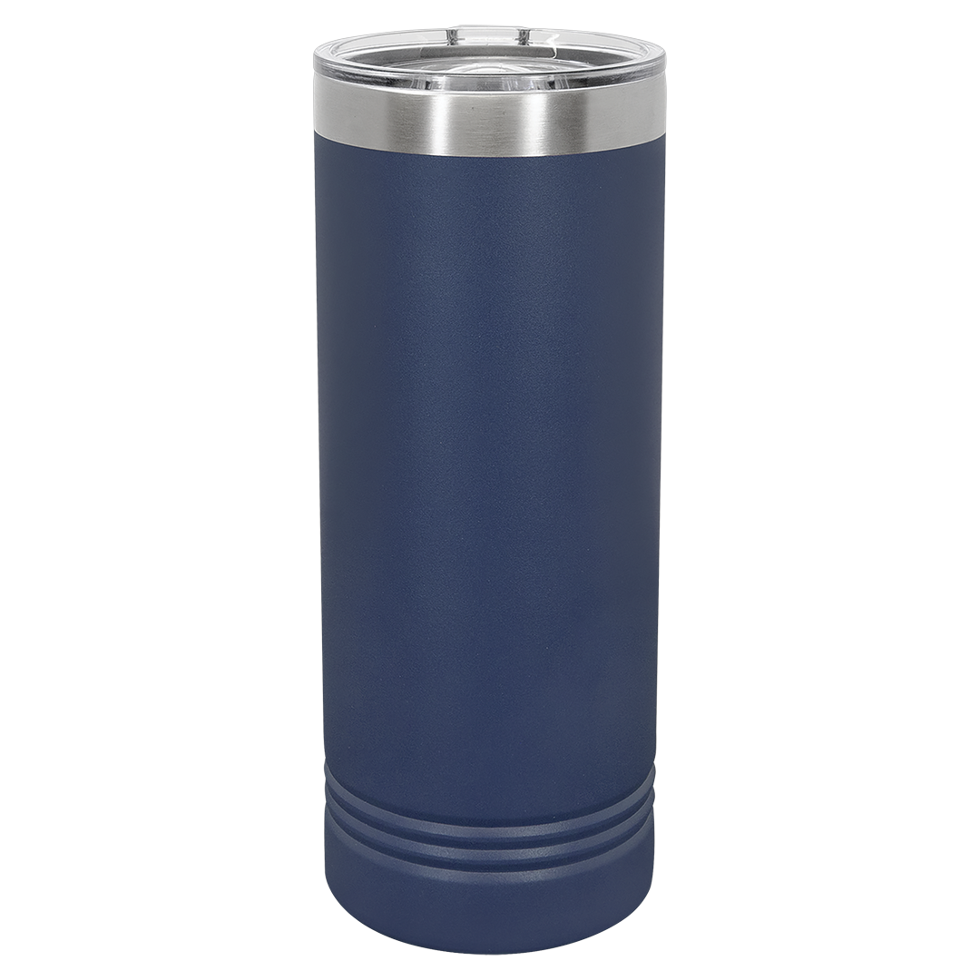 22 oz skinny tumbler, Navy