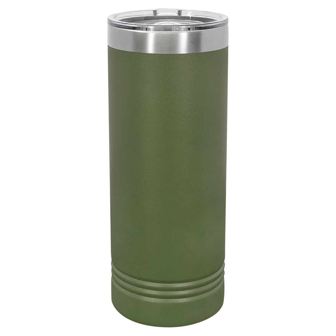 22 oz skinny tumbler, Olive