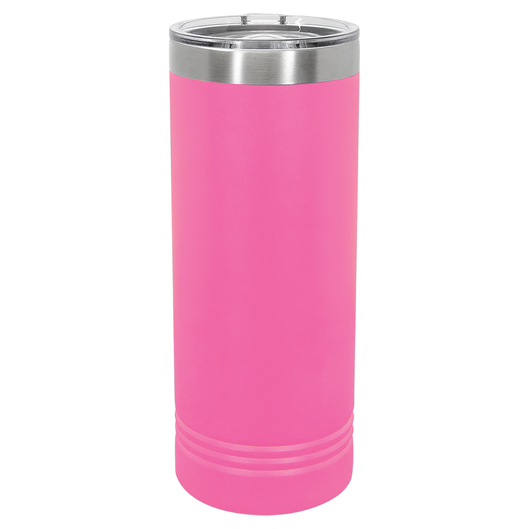 22 oz skinny tumbler, Pink