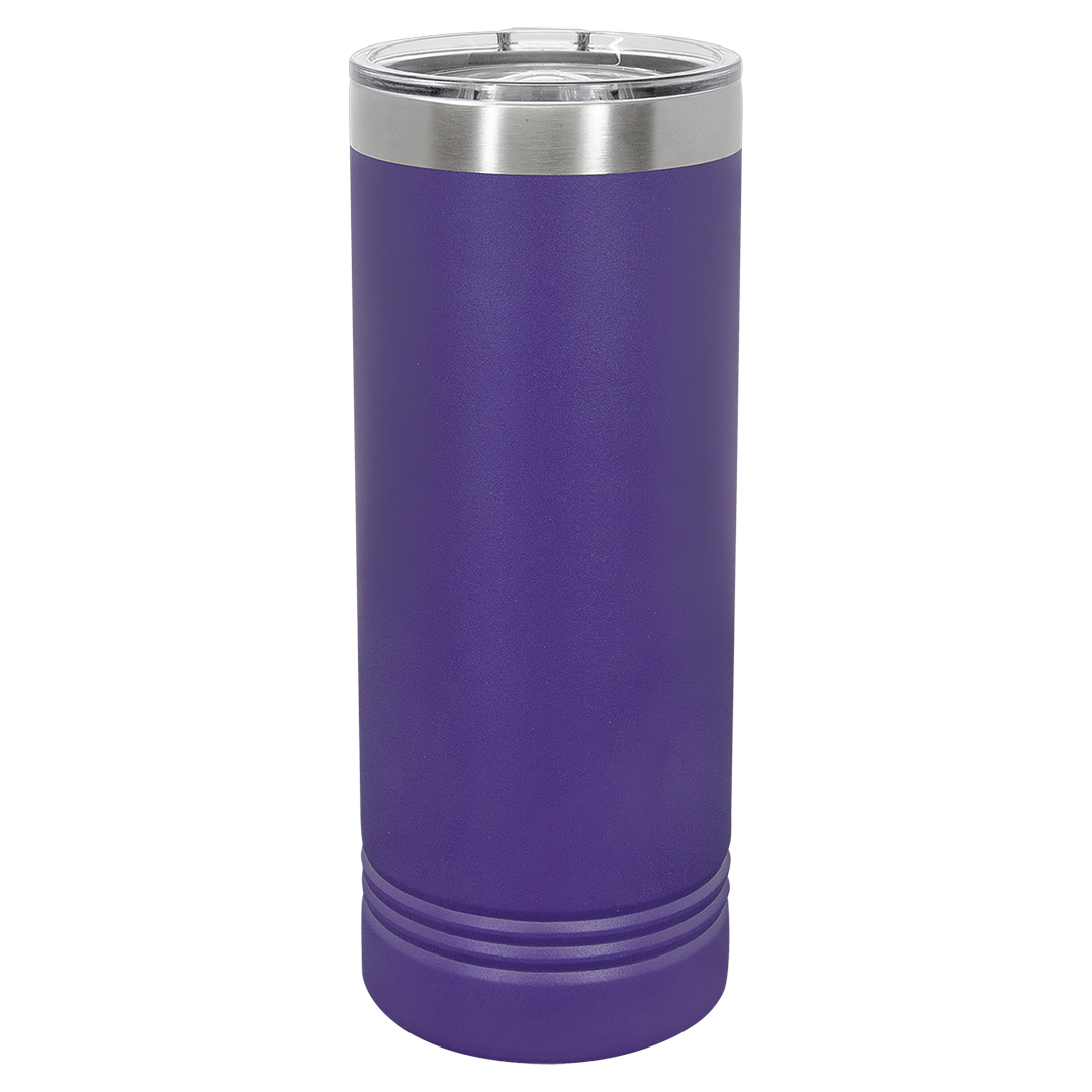 22 oz skinny tumbler, Purple