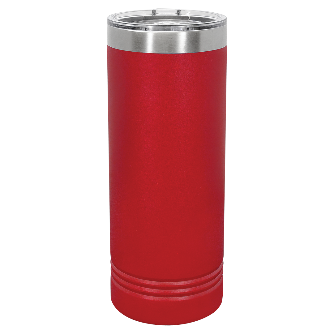 22 oz skinny tumbler, Red