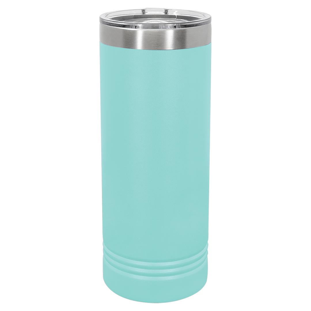 22 oz skinny tumbler, Teal