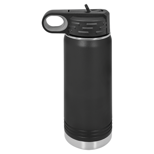 20 oz water bottle, Black