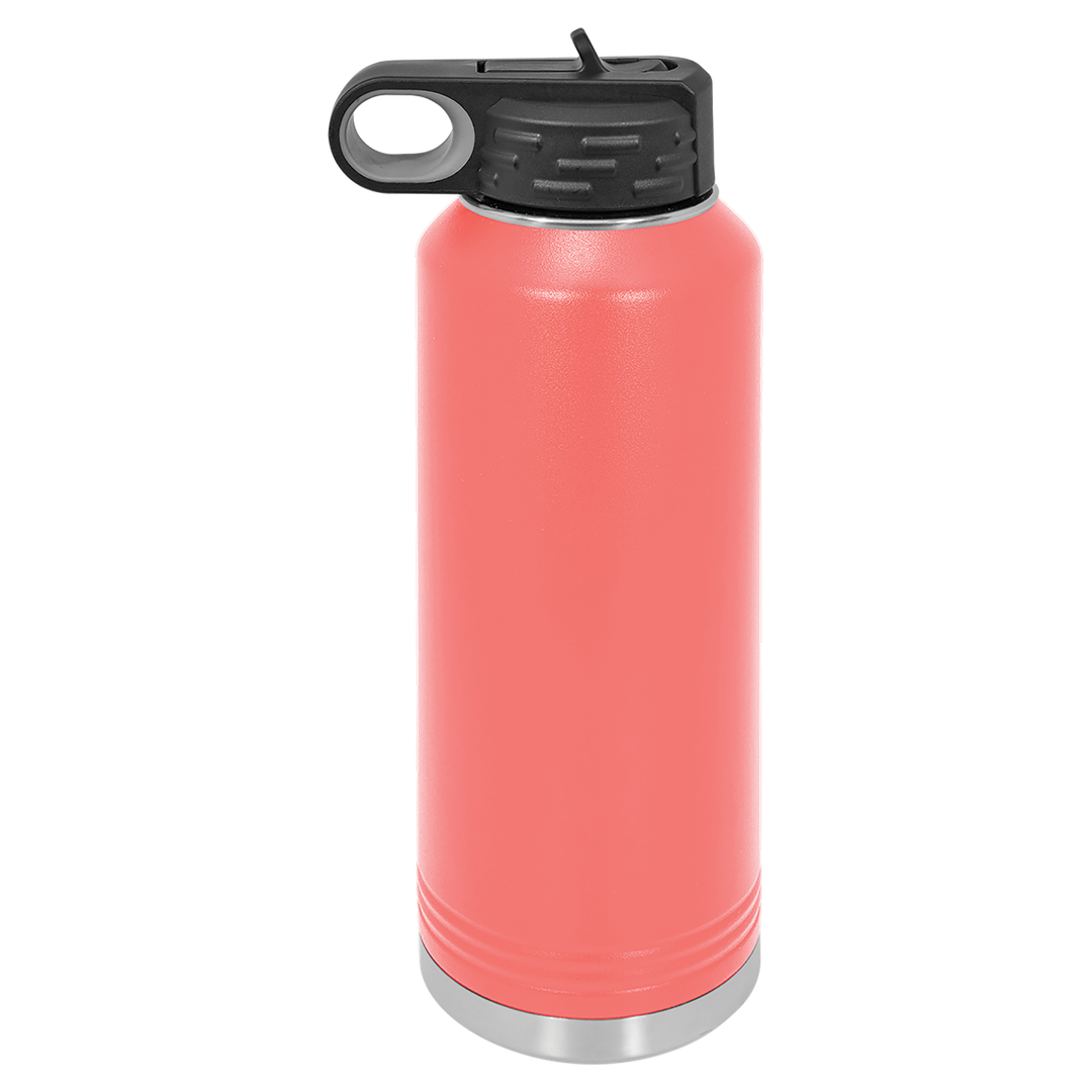 40 oz water bottle, Coral