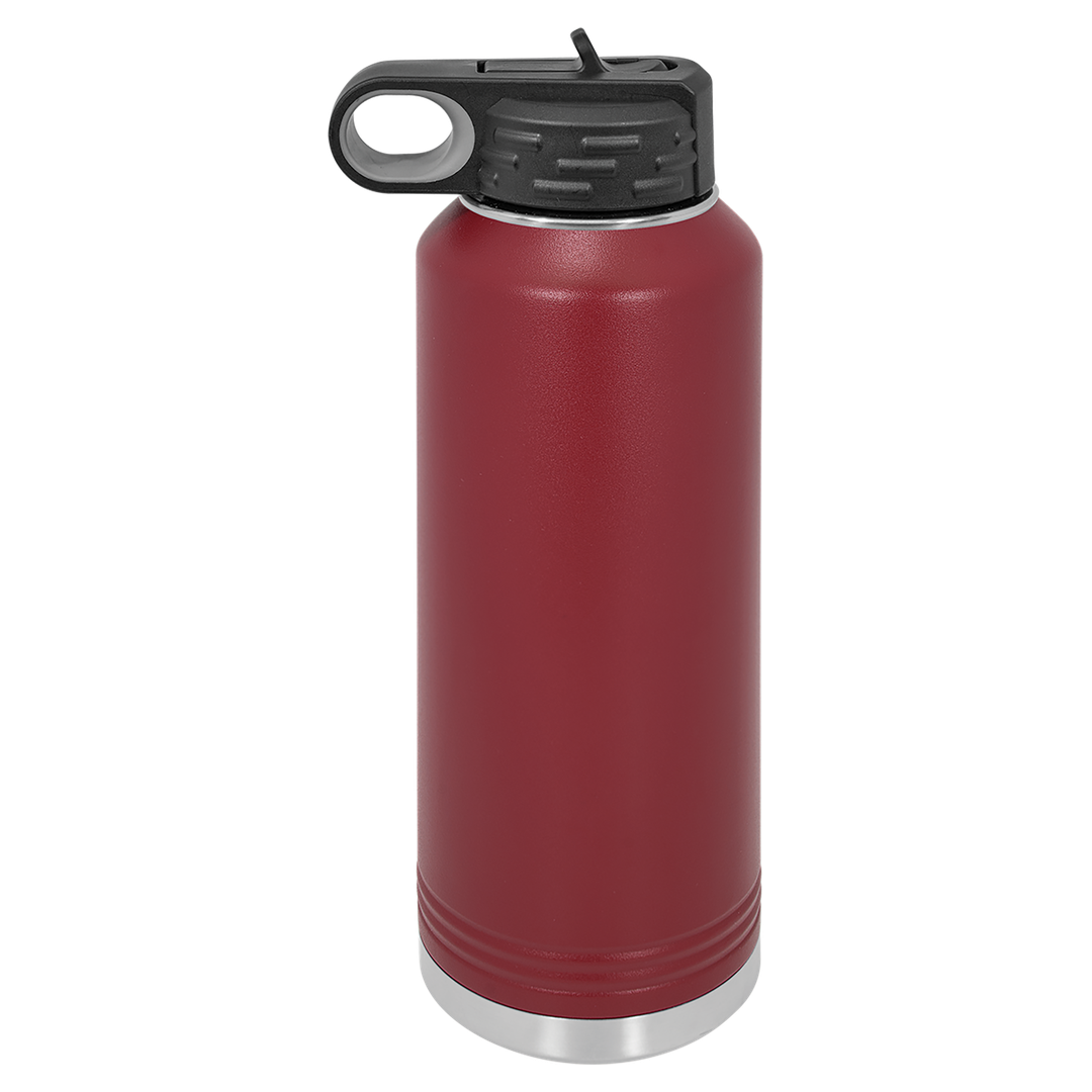 40 oz water bottle, Maroon