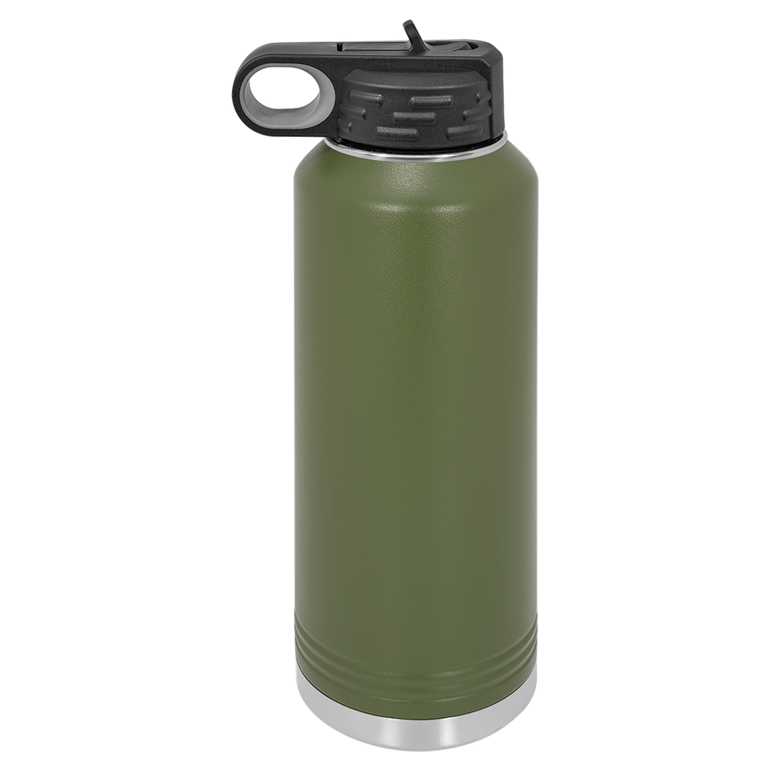 40 oz water bottle, Olive