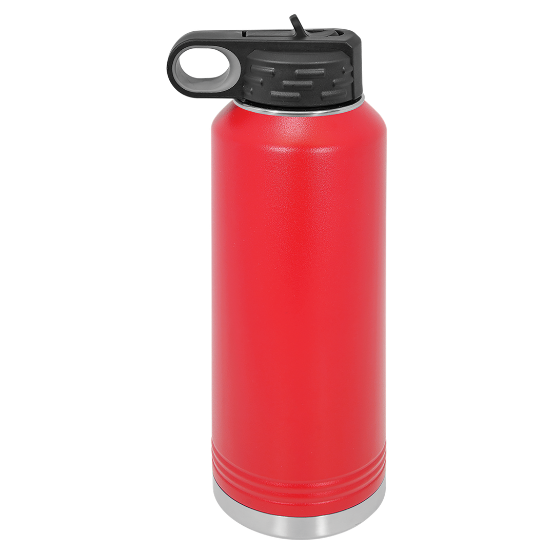 40 oz water bottle, Red