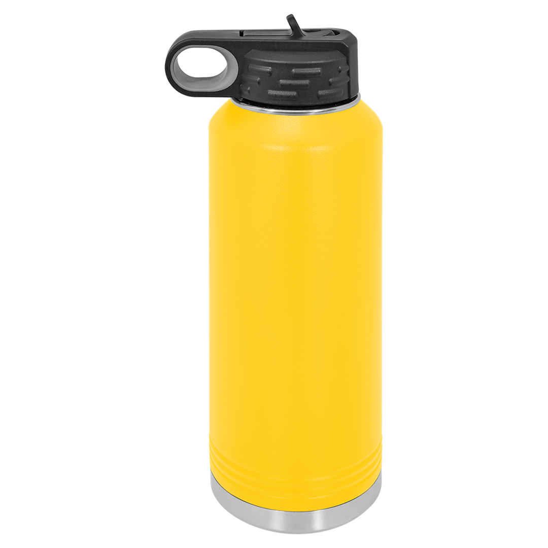 40 oz water bottle, Yellow