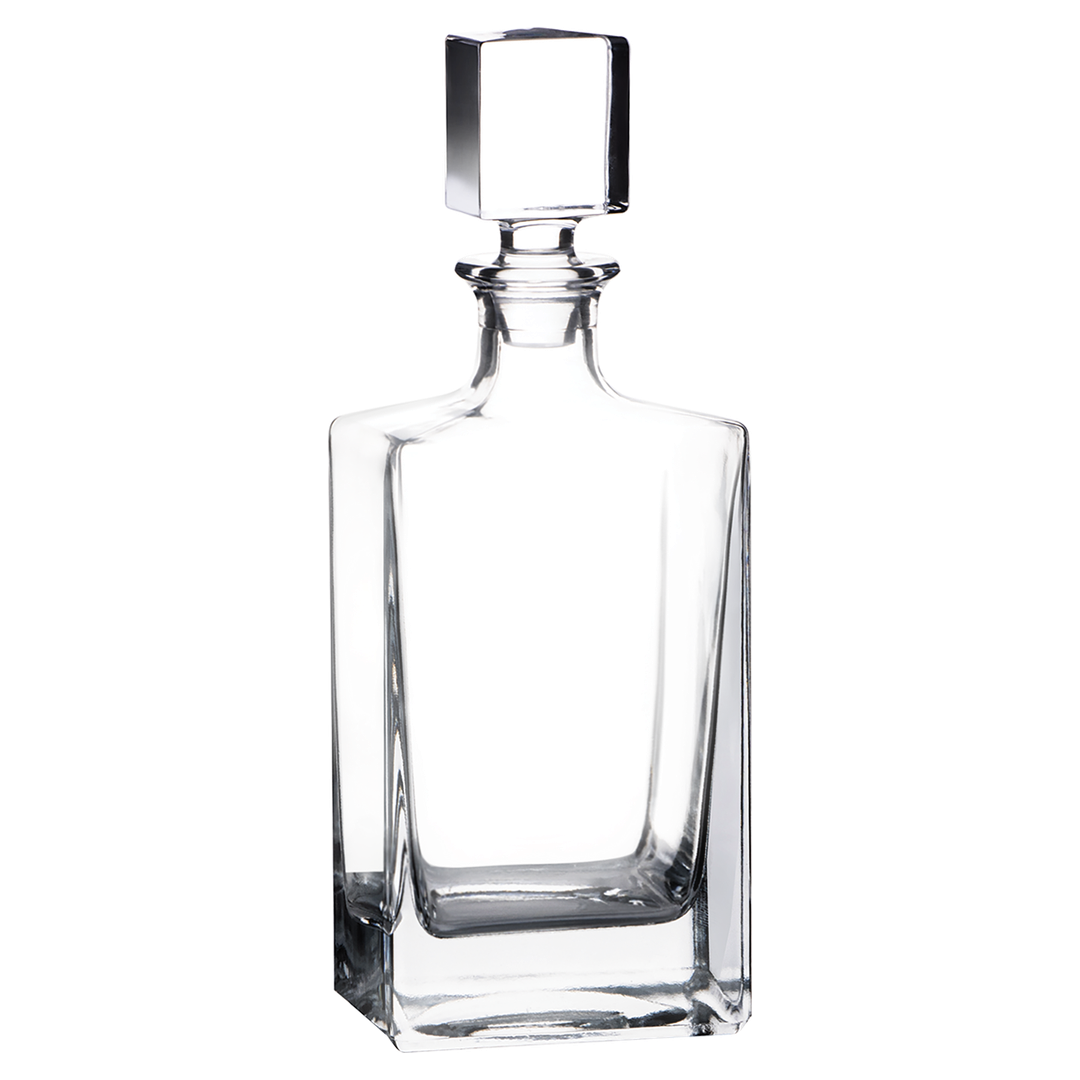 810 ml rectangle glass decanter