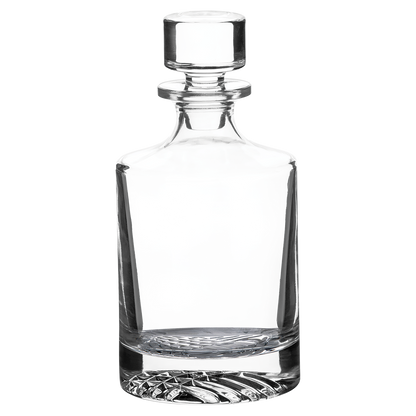 850 ml round glass decanter