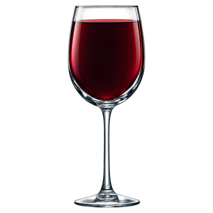 19 oz wine glass with red wine