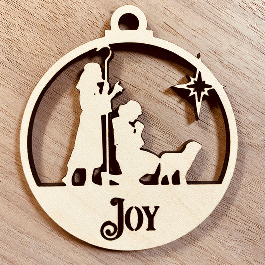 Shepherds Christmas Ornament (Joy)